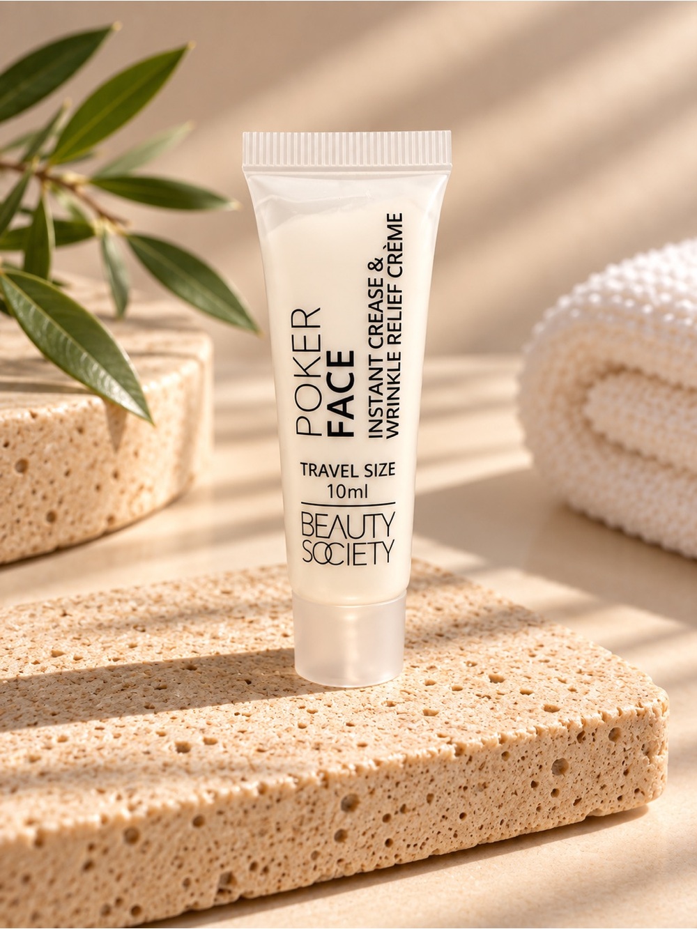 Beauty Society Poker Face Instant Crease & Wrinkle Relief Crème - Travel size